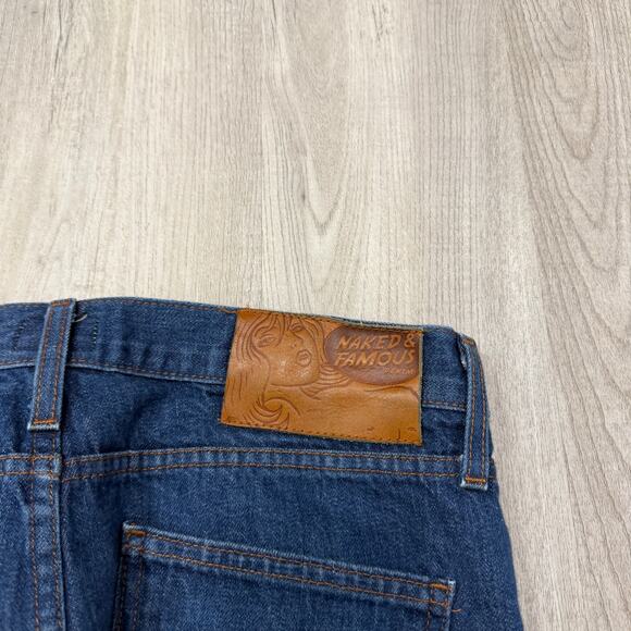 Naked & Famous Skinny Guy Natural Indigo Selvedge Jeans Men's 33 (Fits 33x33) - Picture 8 of 13